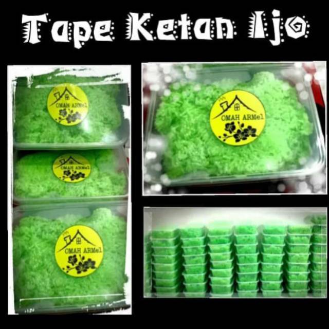 

TAPE KETAN HIJAU/HITAM/MAKANAN FERMENTASI