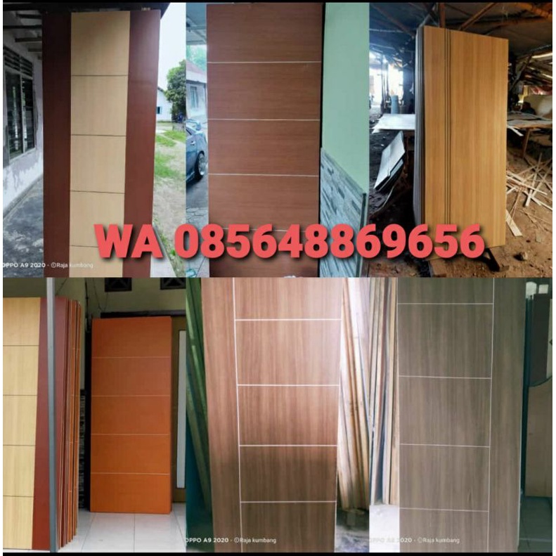 pintu minimalis tacosheet (triplek) 80x200 dan 90x200