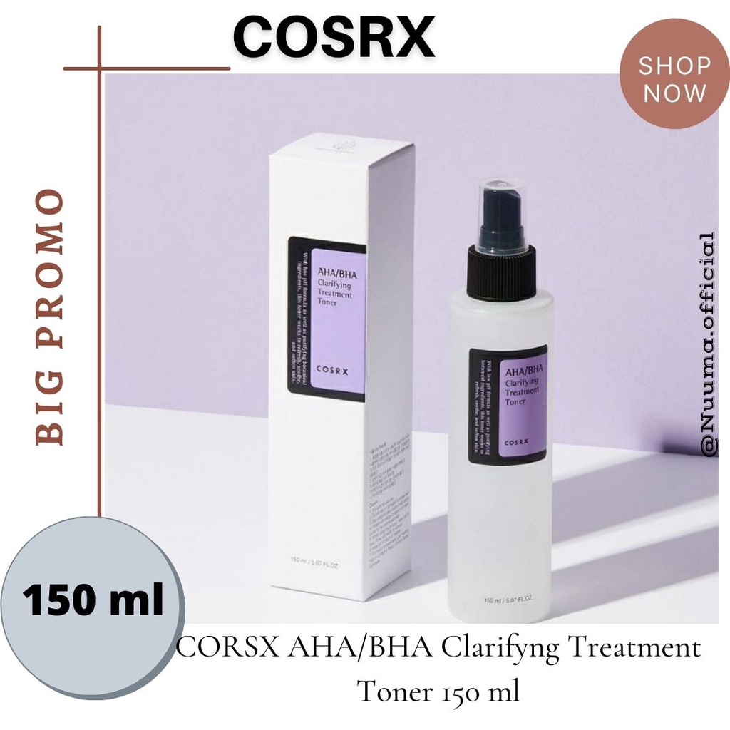 Jual CORSX AHA/BHA Clarifying Treatment Toner 150 ml | Shopee Indonesia