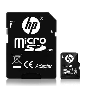 Micro SD HP Class 10 32GB 100Mbps w/Adaptor