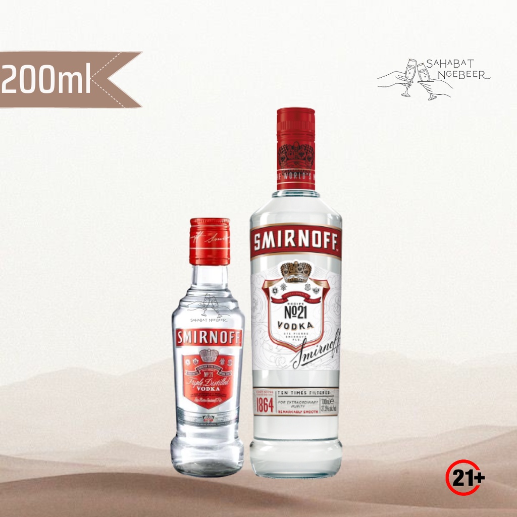 Jual Smirnoff Red Label Vodka Ml Ml Shopee Indonesia