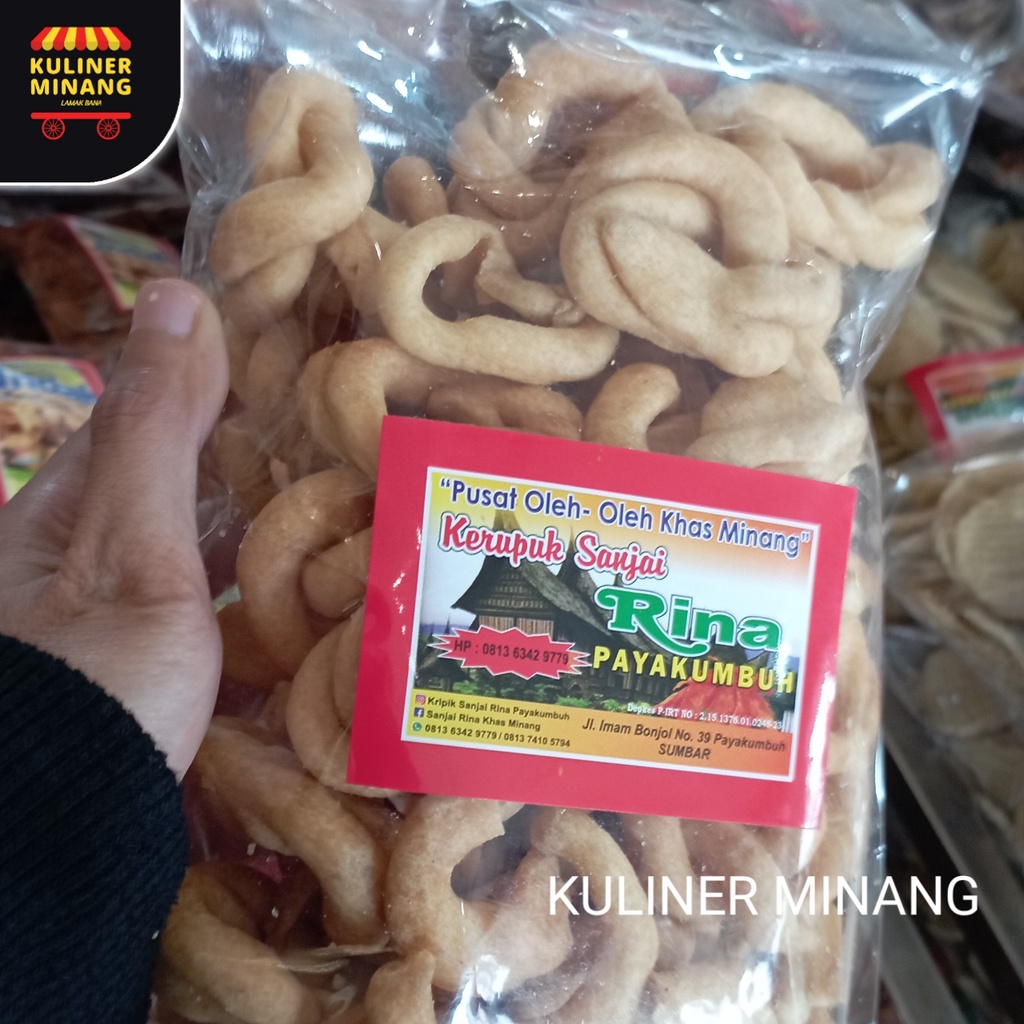 

Kue karak kaliang telur Rina Oleh-Oleh Asli Cemilan Kampung Makanan Khas Payakumbuh Padang kabau Jajanan Snack Kuliner Minang Kabau AX00