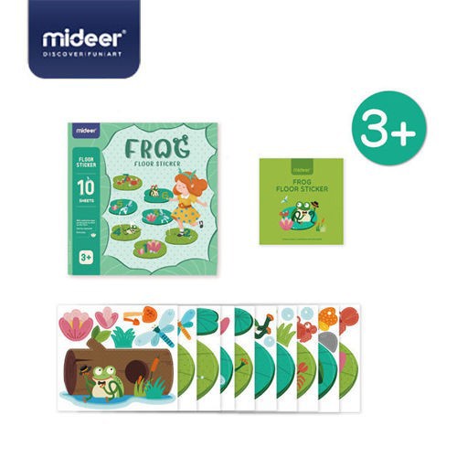 

Mideer Floor Sticker / Sticker Lantai Frog MD3078