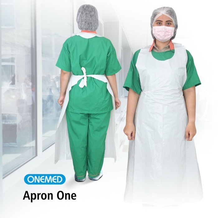 ONEMED - Apron One isi 50 / Disposable Apron / Apron Plastik Onemed isi 50 &quot;BOX&quot;