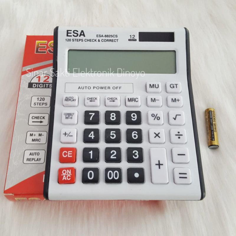 Kalkulator Hitung 12 digit - Calculator - Kalkulator Meja Alat Mesin Hitung