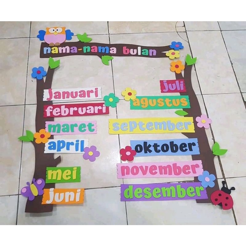 HIASAN KELAS NAMA BULAN