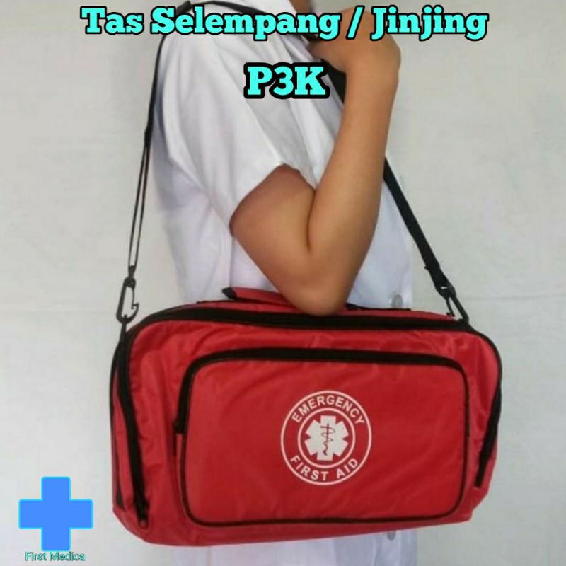 Tas P3K selempang / Tas Jinjing P3K / Tas Perawat / Tas Kesehatan