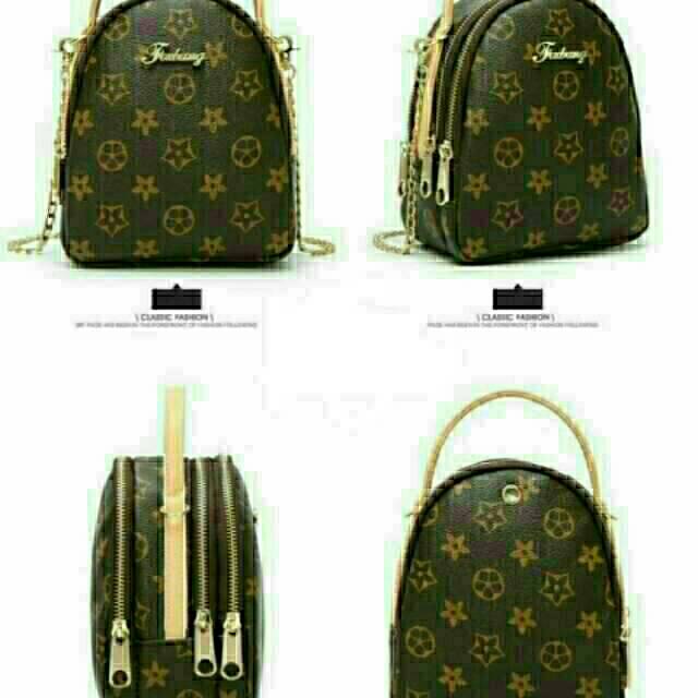 Tas Selempang Sling Bag Ginna lv tas kecil tas lokal tas selempang wanita bisa cod