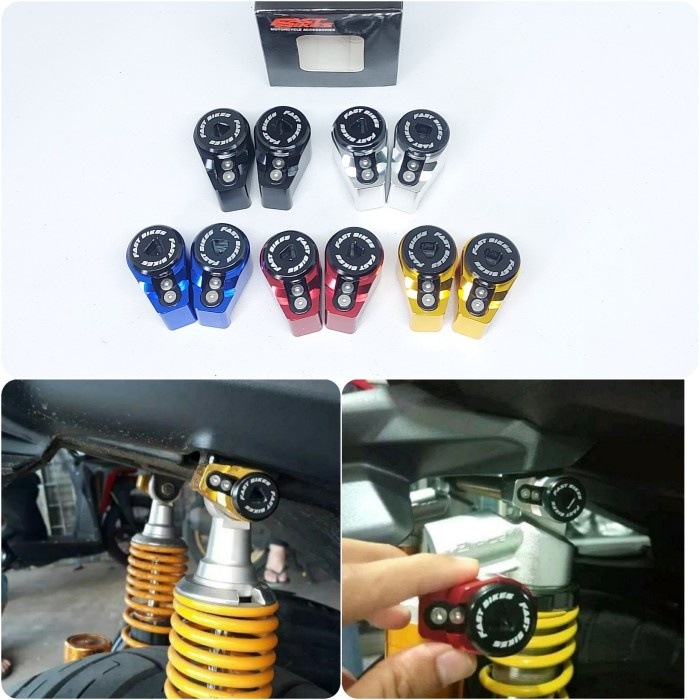 Monel cover baut shock xmax aerox