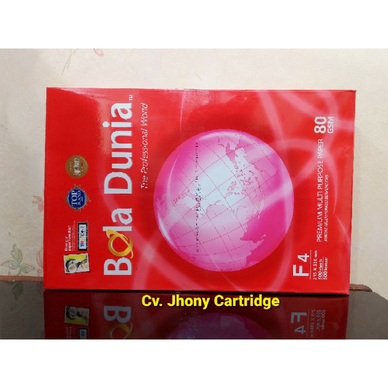 

Kertas Print Hvs Bola Dunia F4 80 g gr gram gsm