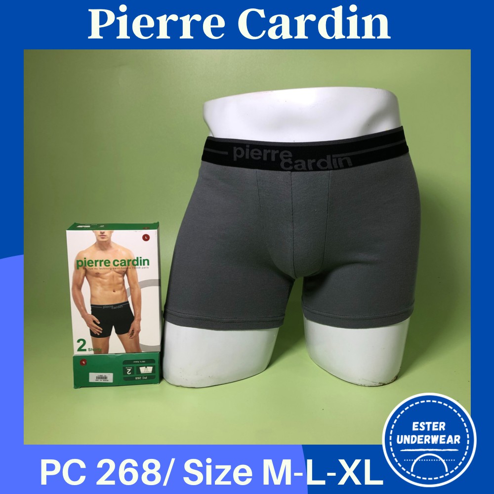 Celana Boxer Pria PIERRE CARDIN PC 268 ISI-2 PCS bahan katun