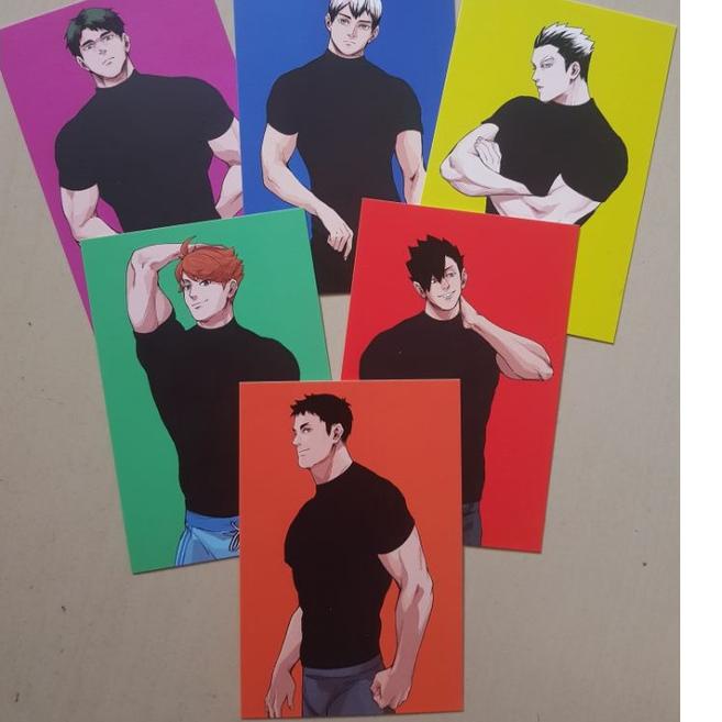 Barang Pilihan.. Magic Posca JJK Haikyuu Posca Postcard Magic thermal print toji megumi gojo sukuna 