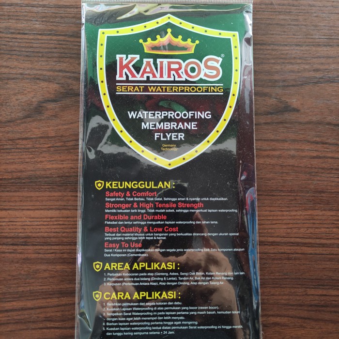 serat waterproofing KAIROS - kasa aquaproof - serat fiber tisu