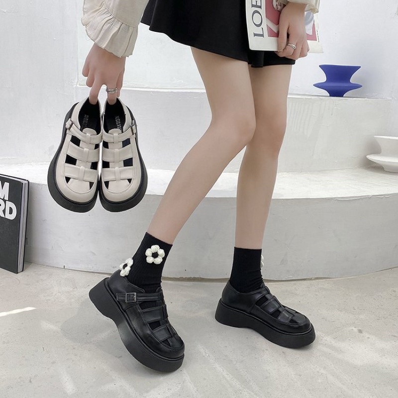 AVANCEID 1879 Sepatu Sneakers Boots Wanita Kerja Docmart Hitam Import