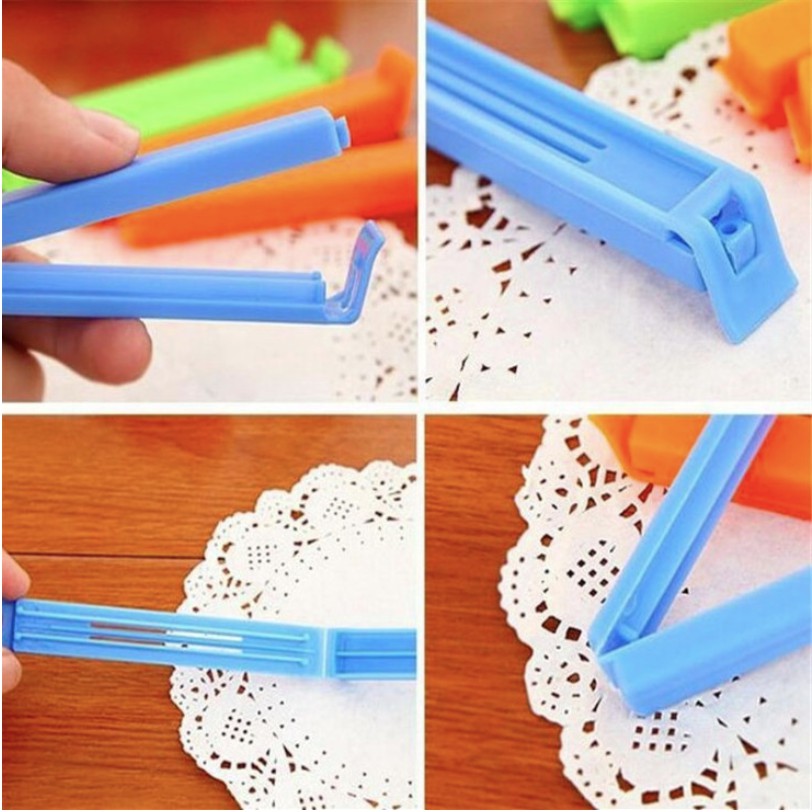 Jepitan Makanan -- AC 122 --  Penjepit Plastik Snack Segel Jepitan Jepit Penutup bungkus snack Food Mini Sealer - Untuk Bungkus Makanan ringan snak kerupuk Camilan jajanan agar awet dan tidak melempem basi