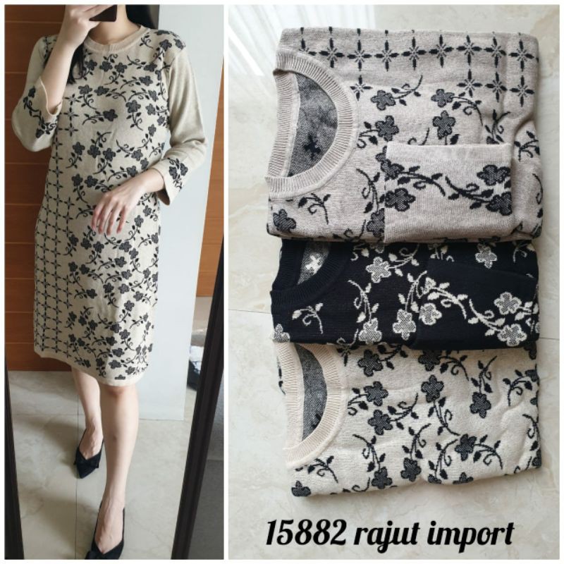 Dress Rajut Premium Amazon (15882)