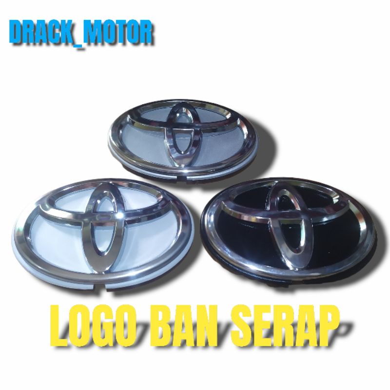 LOGO BAN SERAP BELAKANG RUSH TOYOTA ORIGINAL SATUAN