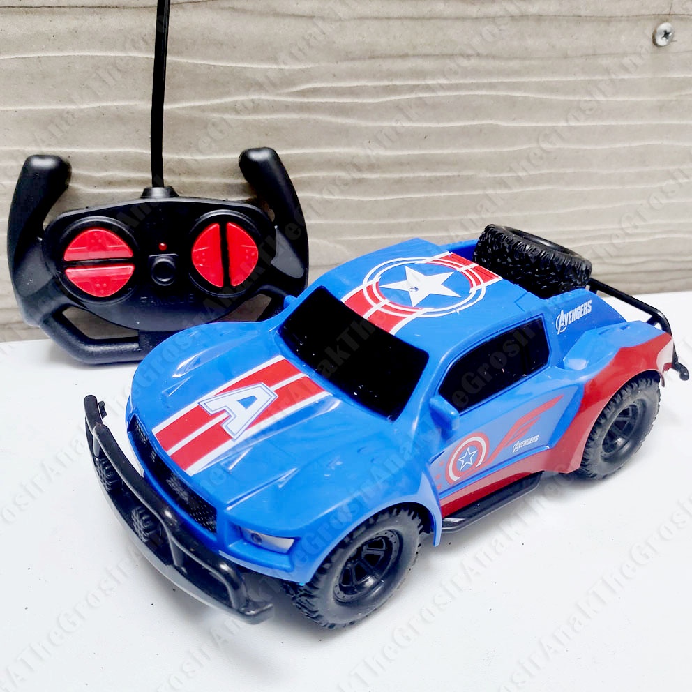 Alliance Super Hero Car RC Mainan Mobil Remote AVENGERS BATMAN IRON MAN SPIDERMAN