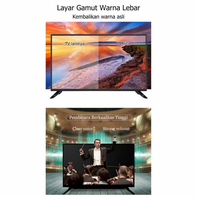 PROMO - TV LED DIGITAL 24 Inch Gambar HD Garansi 1 Tahun