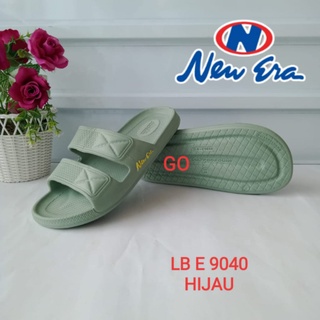 BB NEW ERA LB E 9040 Sandal Karet Wanita Terbaru Sendal Karet Selop Ban Dua Size 37-40