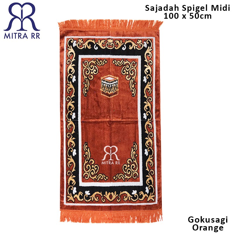 Sajadah Turki Midi Tanggung Uk 100 x 50cm Grosir Murah | Sajadah Spigel | Oleh-Oleh Haji Umroh| Prayer Rug Gokusagi Reyhan