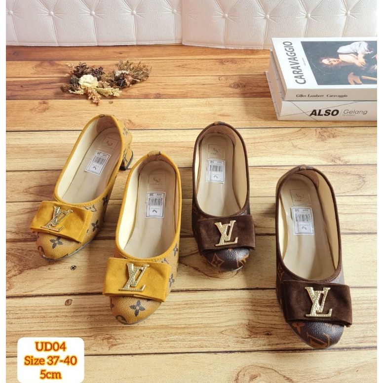 ABBUSHOES UD 04 Sepatu Pesta Model Hak Tahu Untuk Wanita 7cm