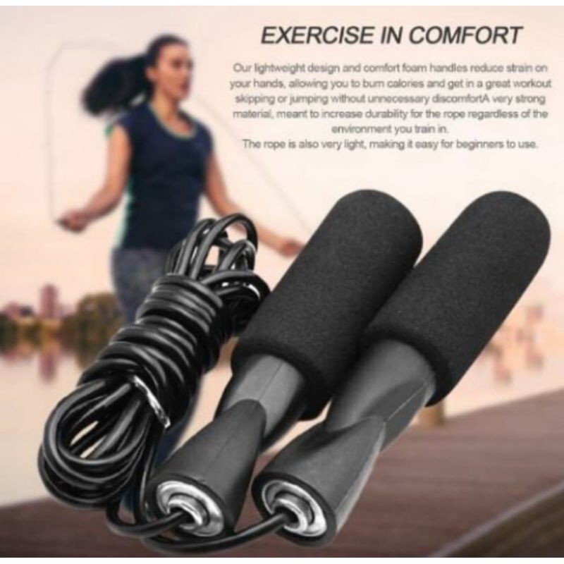 ☛TK☚ R488 Tali Skipping Jumping Rope Skipping Rope Colorful / Skipping Speed Rope Lompat Tali Jump Rope FITCOACH Sederhana Berkualitas