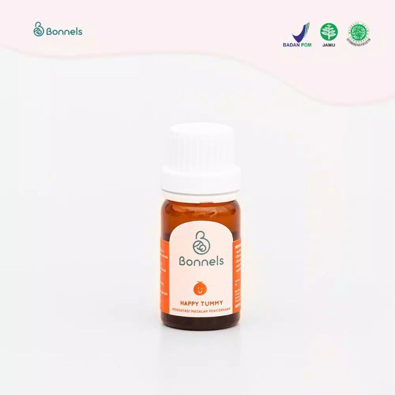 BONNELS HAPPY TUMMY ESSENTIAL OIL (Pereda Masuk Angin dan Perut Kembung)