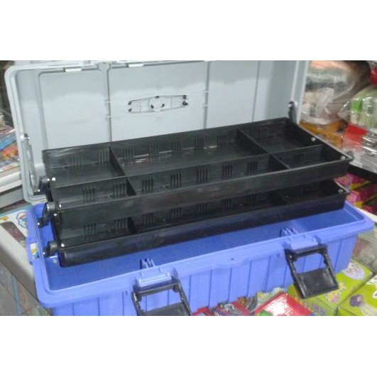 TOOLBOX KENMASTER 17 INCH DOUBLE TRAY