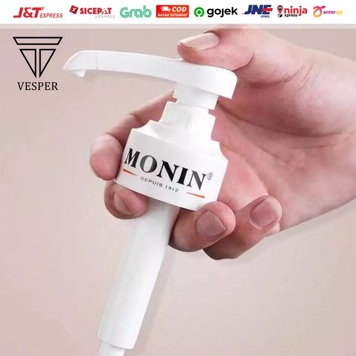 Pompa botol syrup monin / syrup bottle pump / pompa sirup monin - hitam pbroutine
