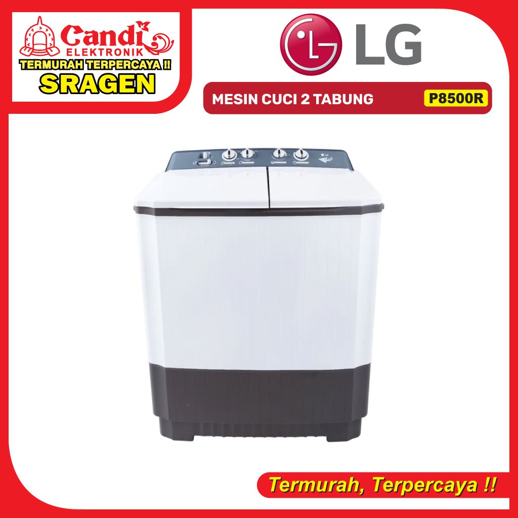 LG Mesin Cuci 2 Tabung 8.5kg - P8500R