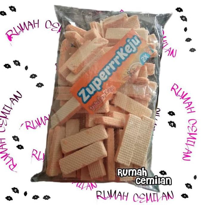 

Zuperrrkeju 350Gr /Wafer Keju /Snack Ori Kiloan Asli!