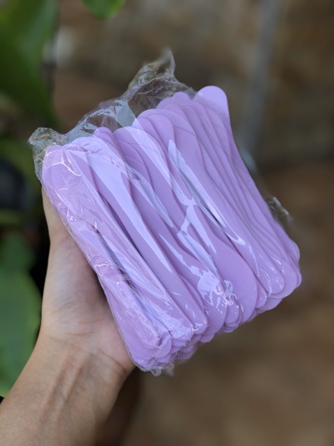 100 biji WARNA GROSIR TEBAL SPATULA MASKER / SENDOK MASKER / STIK MASKER MURAH WARNA WARNI