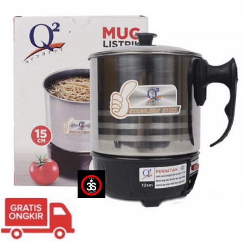 Mug Elektrik Q2 15CM Mug Listrik Q2 15 CM Mug Electric Q2 15CM Q2-8015 Q2 8015