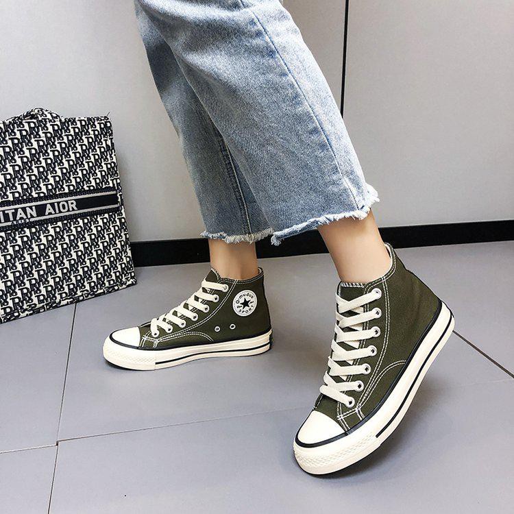 Free Box Sepatu Sneakers Wanita Import Sepatu Kanvas Wanita Kasual Polos Tali Premium Quality Sepatu Wanita Sneakers Wanita Model Korea Import Premium Quality NS4044