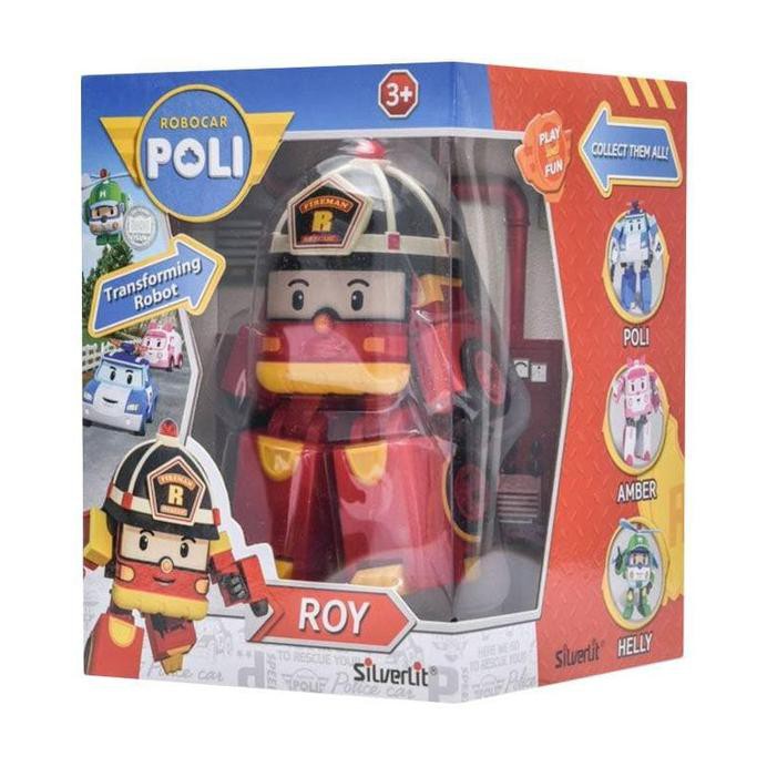ROBOCAR POLI TRANSFORMING ROBOT ROY 83170 MAINAN ANAK ORIGINAL