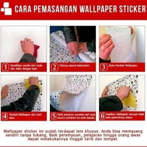 Wallpaper dinding Stiker tembok wall sticker batu alam abu 3D 5401