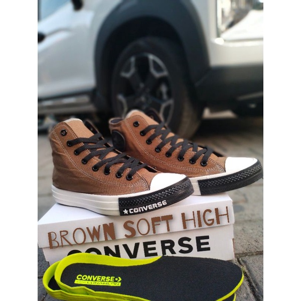 SEPATU CONVERSE_ALLSTAR ALL STAR FULL HITAM PUTIH POLOS BLACK TINGGI