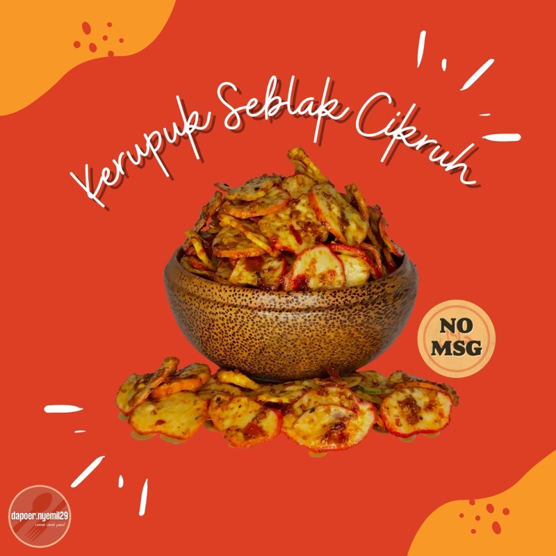 

KERUPUK SEBLAK CIKRUH PEDAS DAUN JERUK