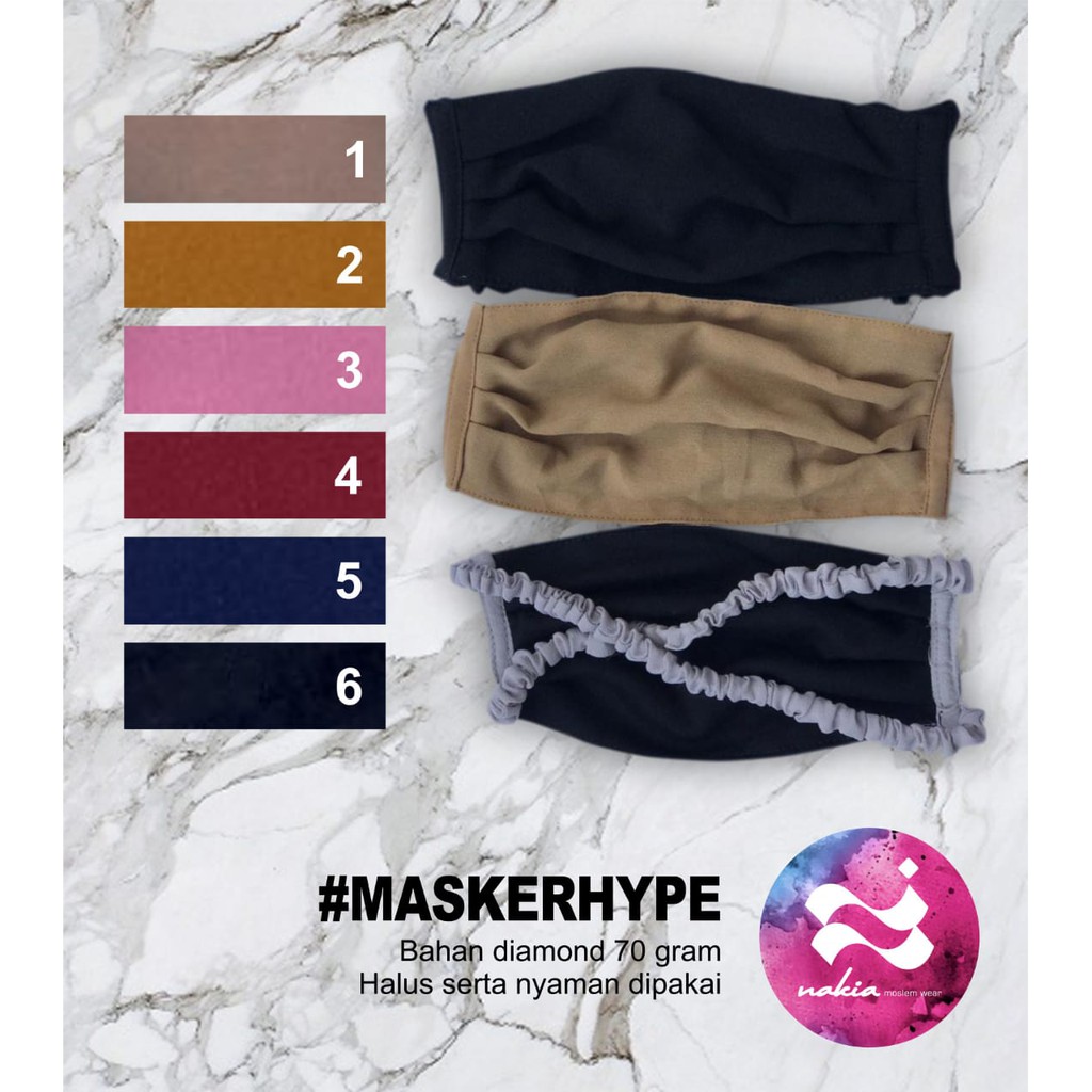 Masker serut 2 lapis / masker kain 2 lapis