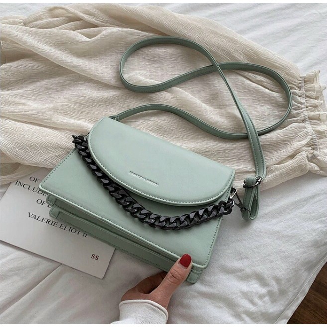 BJ57166 - BLACK/GREEN/MAROON/ORANGE/WHITE - TAS SLEMPANG TAS WANITA FASHION IMPORT MODIS ELEGAN TERMURAH TERLARIS TERBARU BAGSTORE JAKARTA TAS BATAM GT1713 CR7166 ELJ5232 LT1289