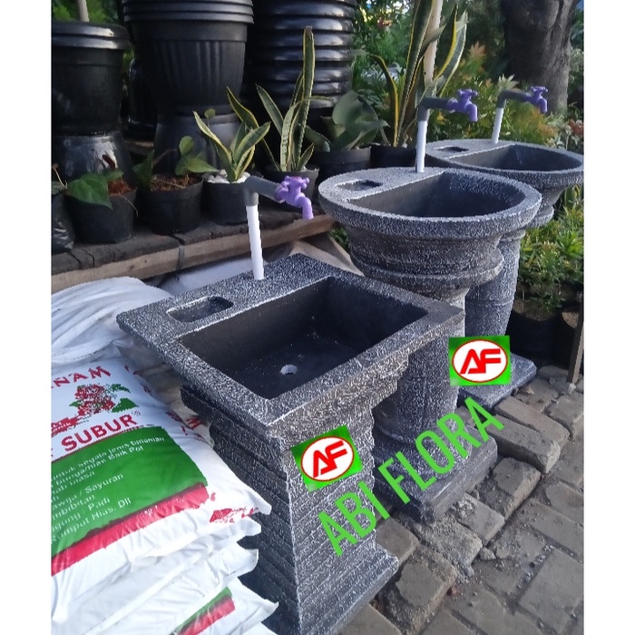 Washtafel- Washtafel Batu Murah / Wastafel Outdoor / Wastafel Taman / -Washtafel.