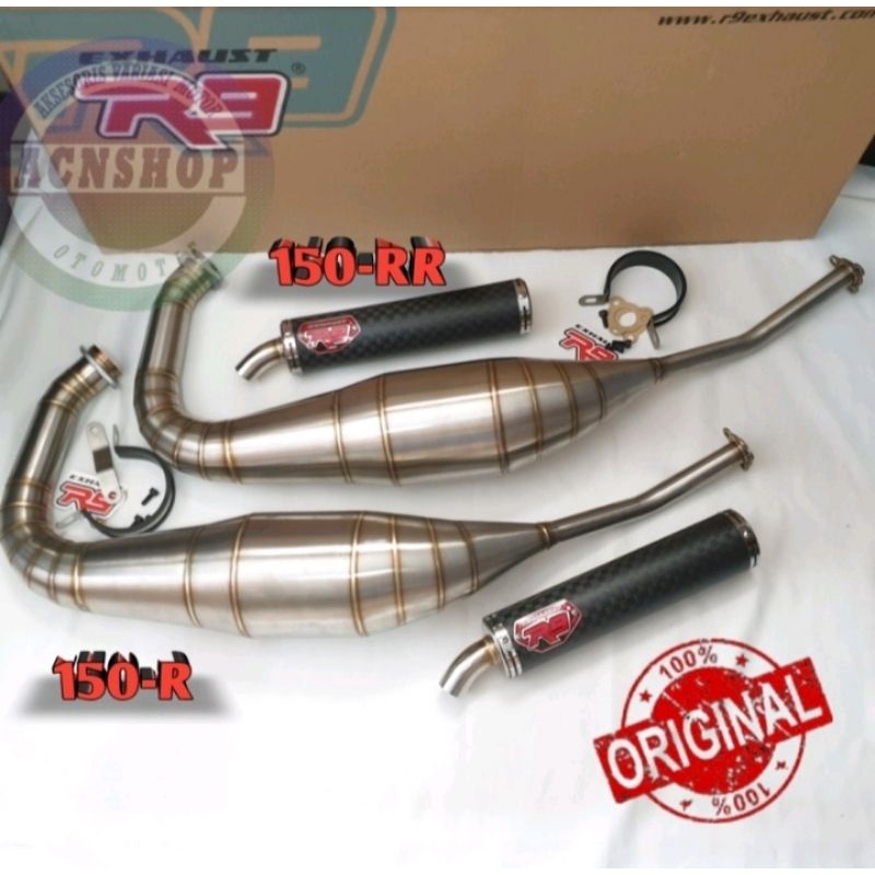 KNALPOT R9 NEO MUGELLO CARBON NINJA R RR ZX THAILAND ORIGINAL PNP