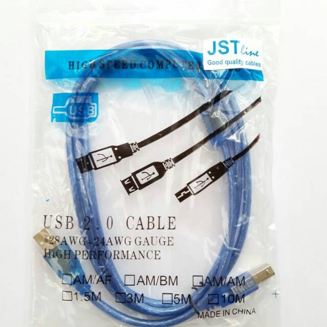 Kabel Usb 2.0 Printer High Quality JST Line 1.5m