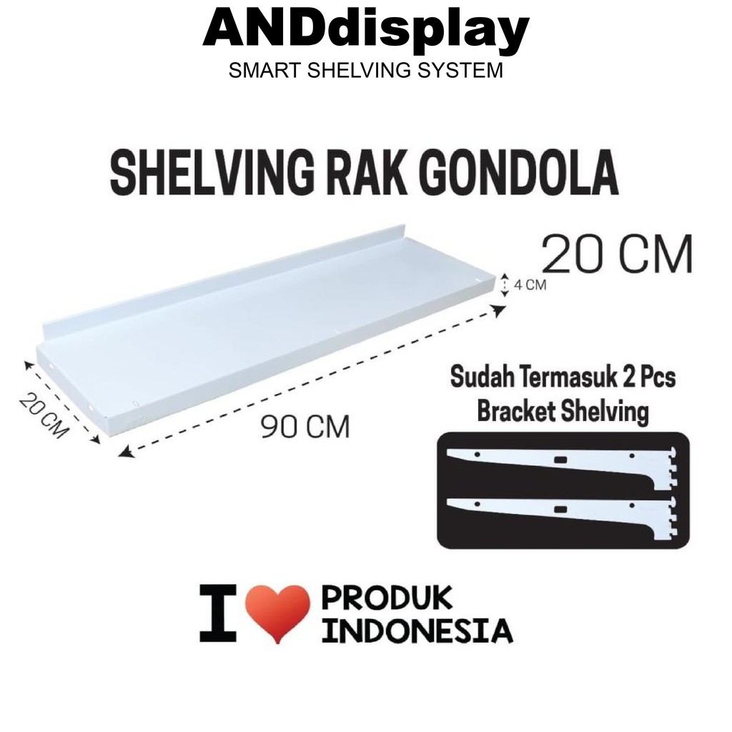 RAK SHELVING MINIMARKET SUPERMARKET 20 CM RAK TOKO GONDOLA ANDDISPLAY