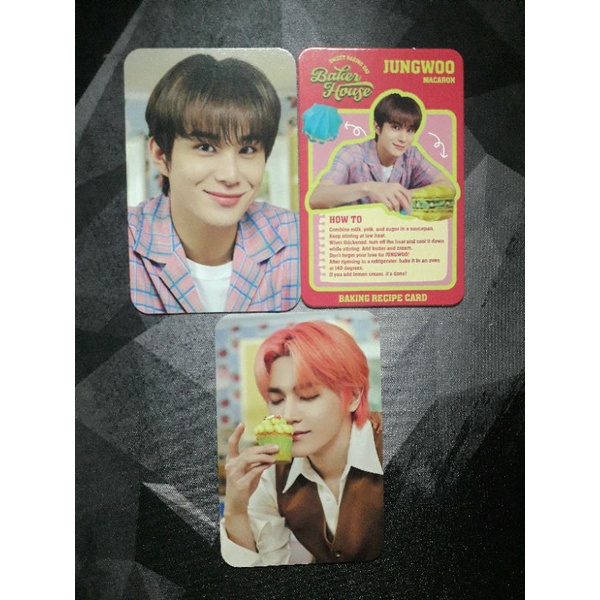 PC PHOTOCARD NCT 127 BAKER HOUSE RECIPE CARD (JUNGWOO, TAEYONG)
