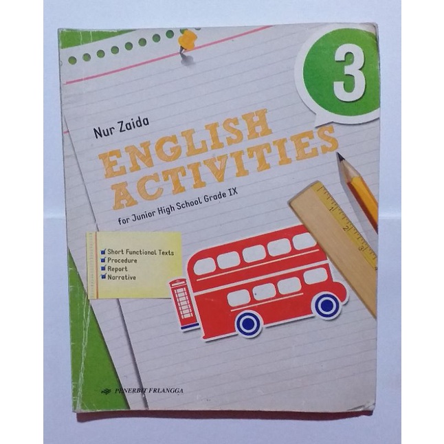 

Preloved (Buku Bekas) Buku English Activities SMP Kelas IX