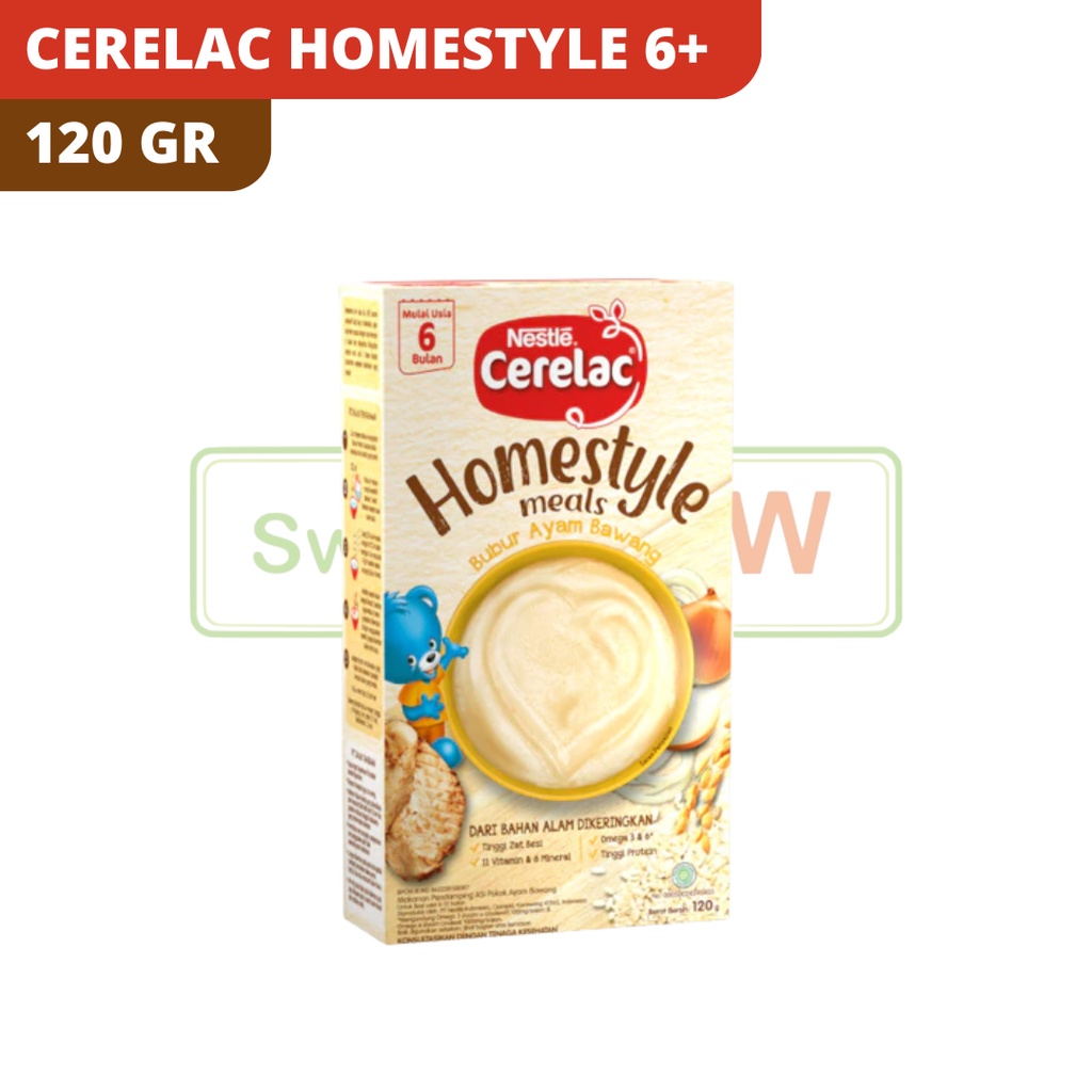 NESTLE CERELAC HOMESTYLE 6+  AYAM BAWANG 120GR