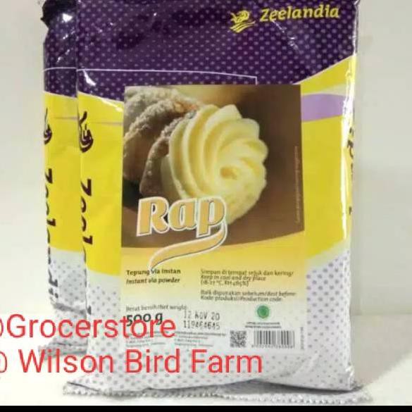 

PROMO SPESIAL Tepung Vla Instant Zeelandia Rap Custard 500 gram / Custard Powder