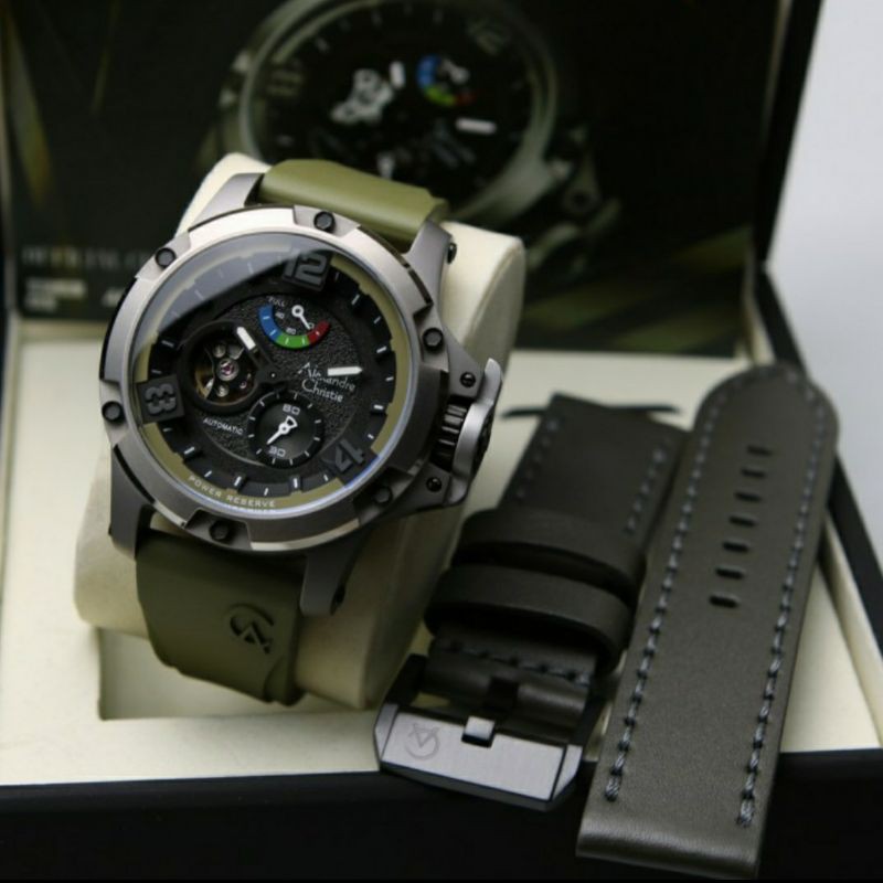 JAM PRIA ALEXANDRE CHRISTIE AC 6295 AC6295 GREEN TITANIUM ORIGINAL